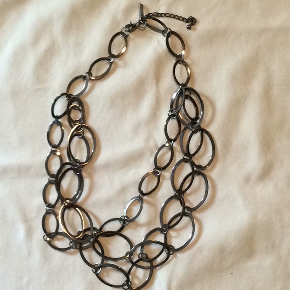 Jewelry - Black chain mail necklace